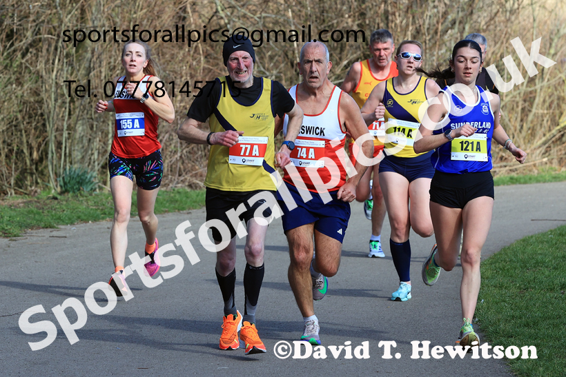 SSenior Womens and Master Mens Over-50s, 2026 NECAA Royal Signals Road Relays, Hetton Lyons Country Park, Hetton le Hole. Photo: David T. Hewitson/Sports for All Pics